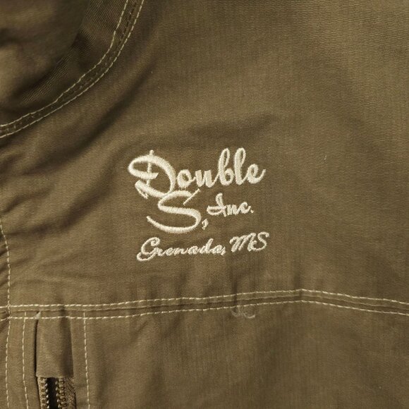 KÜHL Burr Vest Full Zip Mens Size XXL Vintage Patina Dye Khaki Double S Inc Logo - Picture 7 of 16